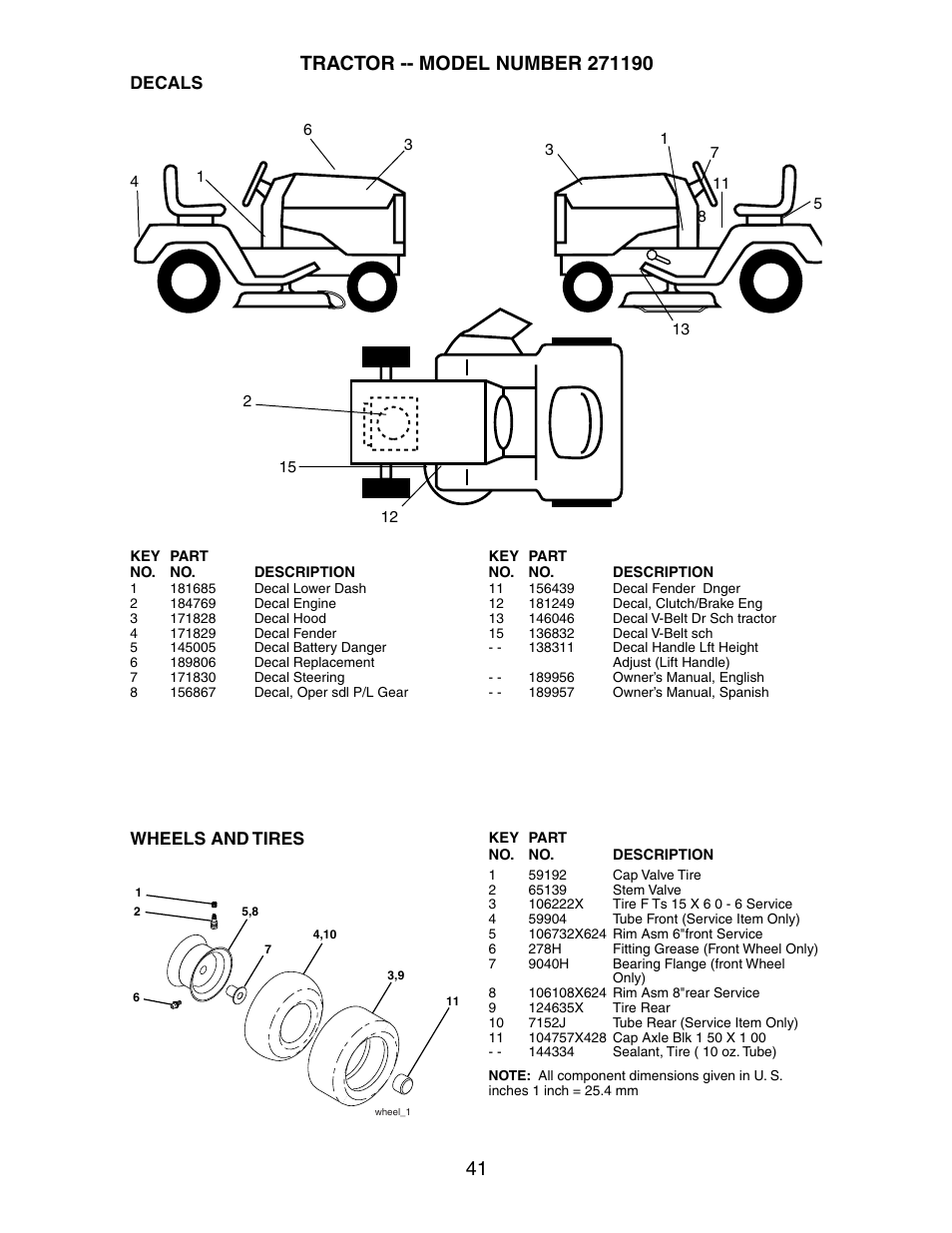 Poulan 271190 User Manual | Page 41 / 48