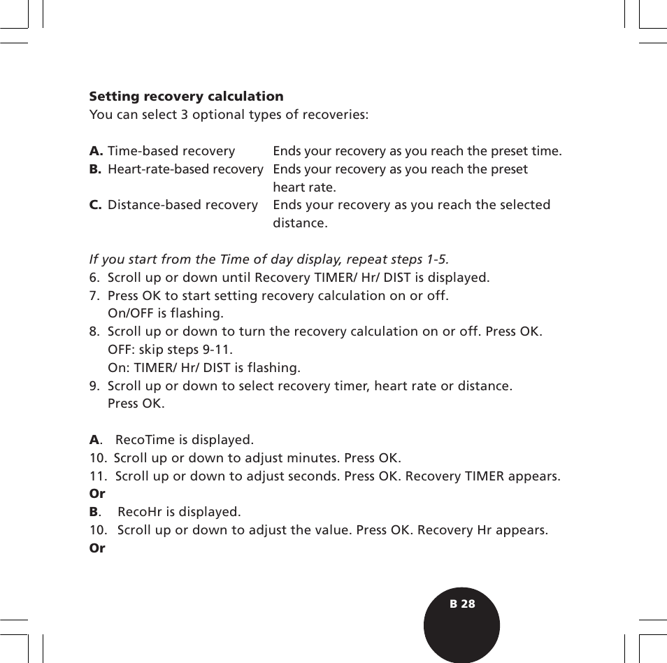 POLAR S720i User Manual | Page 30 / 122