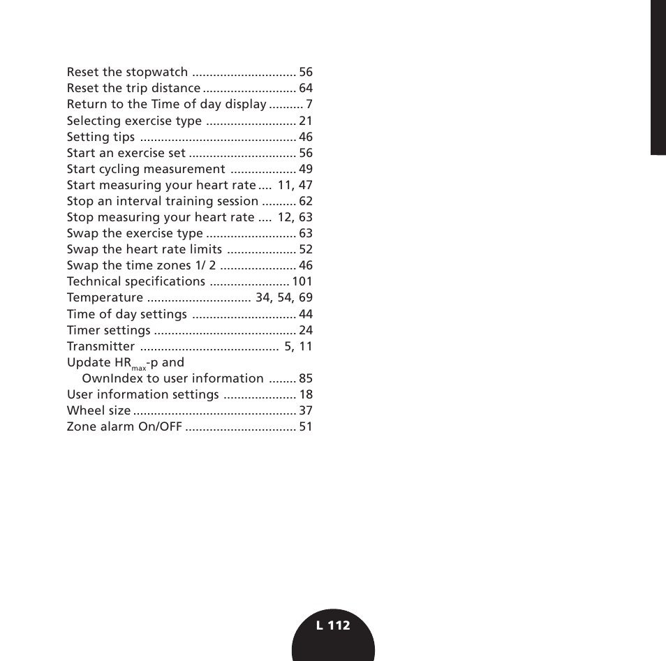 POLAR S725 User Manual | Page 114 / 122