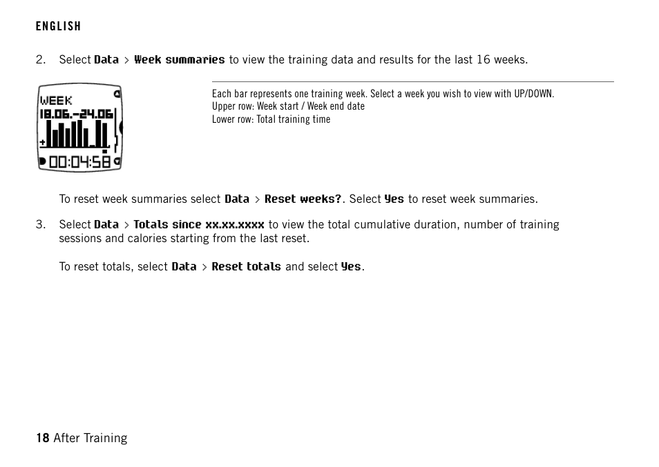 POLAR FT40TM User Manual | Page 18 / 38