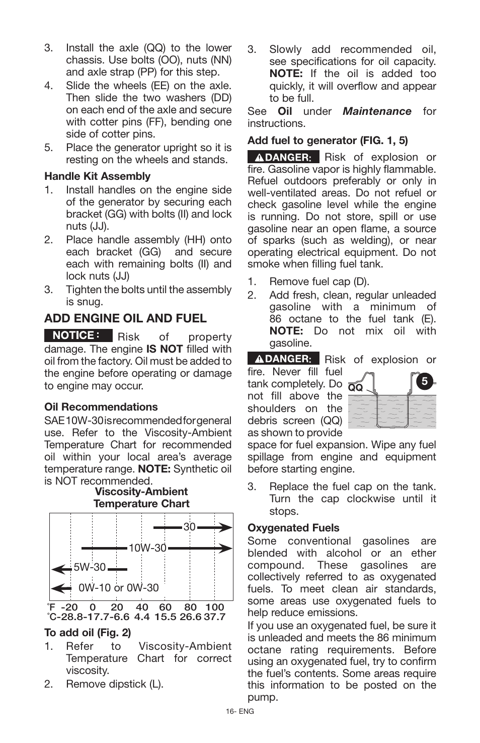 Porter-Cable PCG6500 User Manual | Page 16 / 112