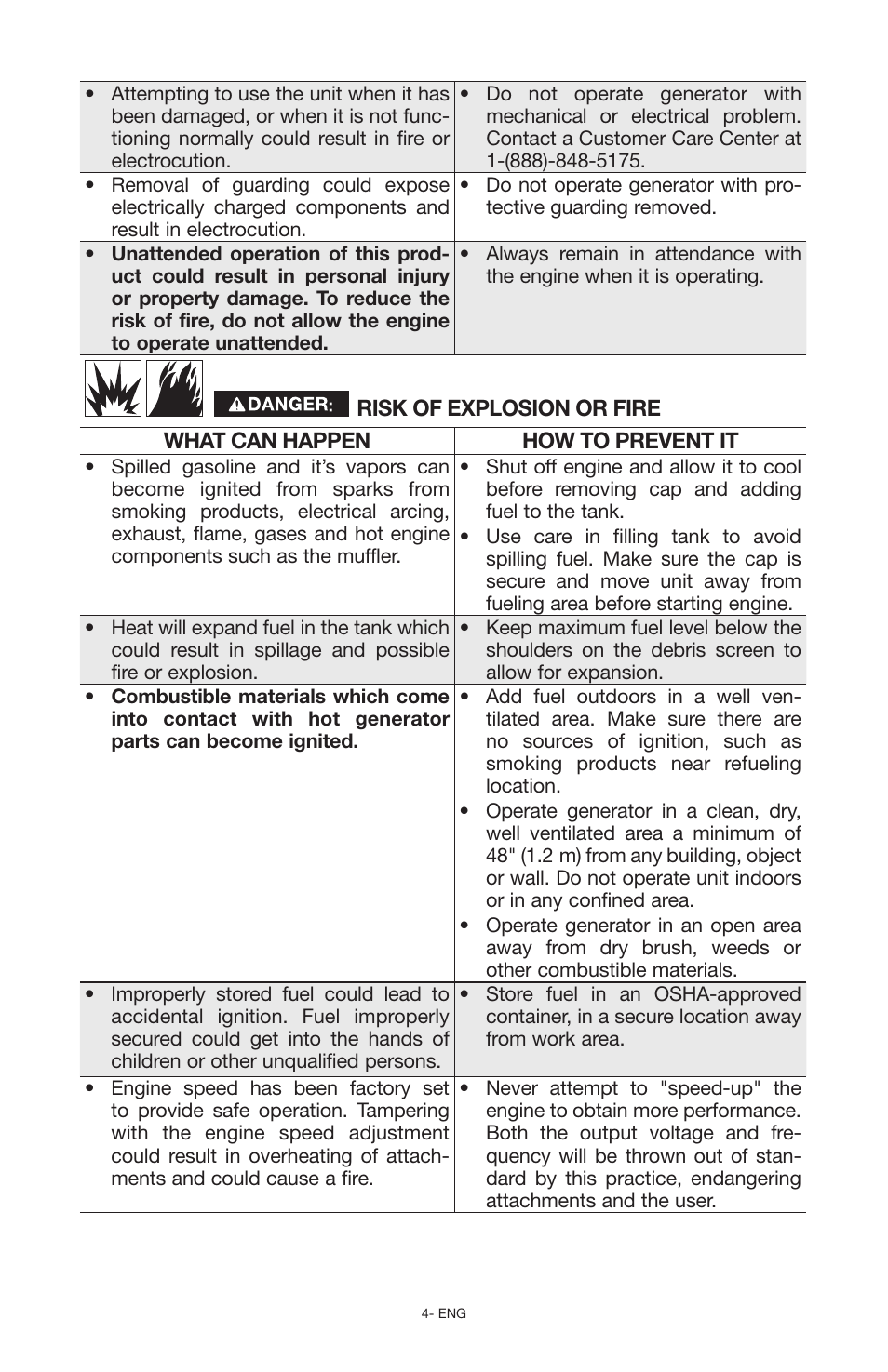 Porter-Cable PCG6500 User Manual | Page 4 / 112