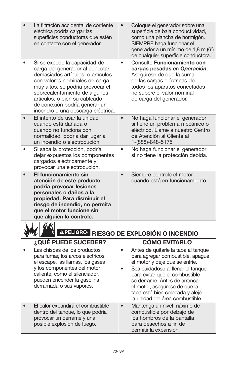 Porter-Cable PCG6500 User Manual | Page 73 / 112