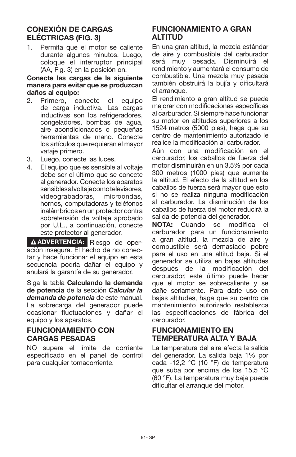Porter-Cable PCG6500 User Manual | Page 91 / 112