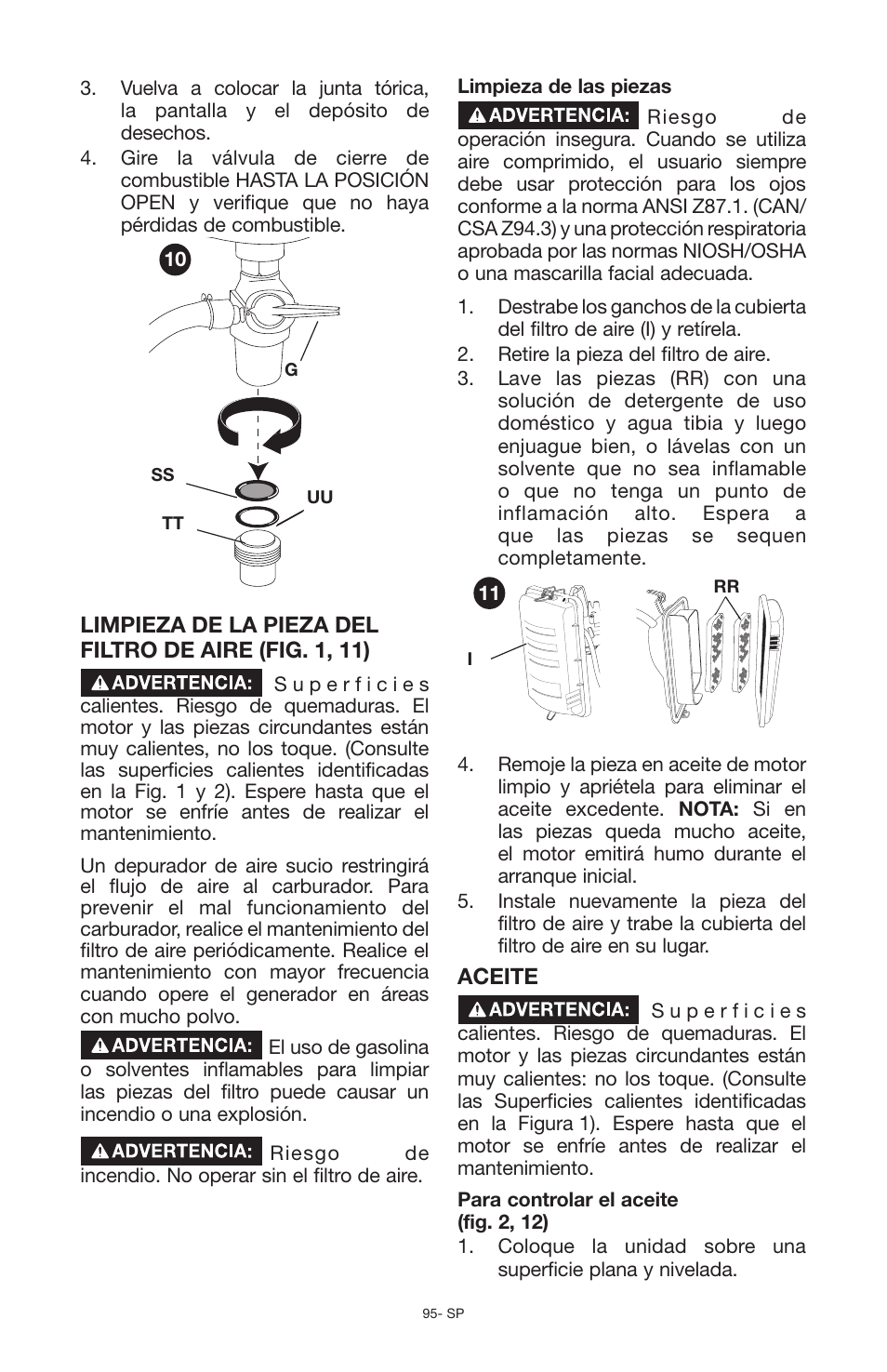 Porter-Cable PCG6500 User Manual | Page 95 / 112