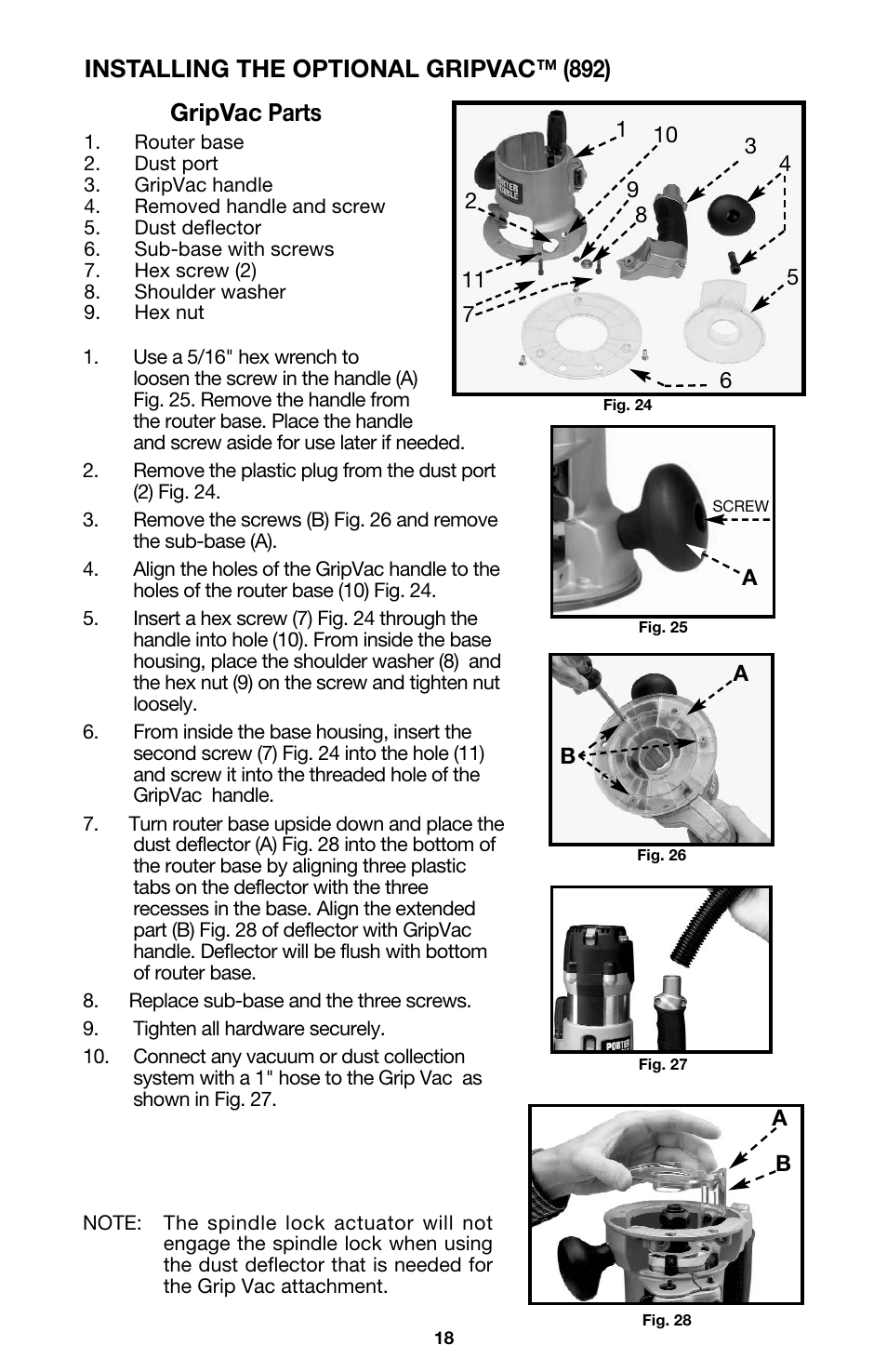 Porter-Cable 891 User Manual | Page 18 / 23