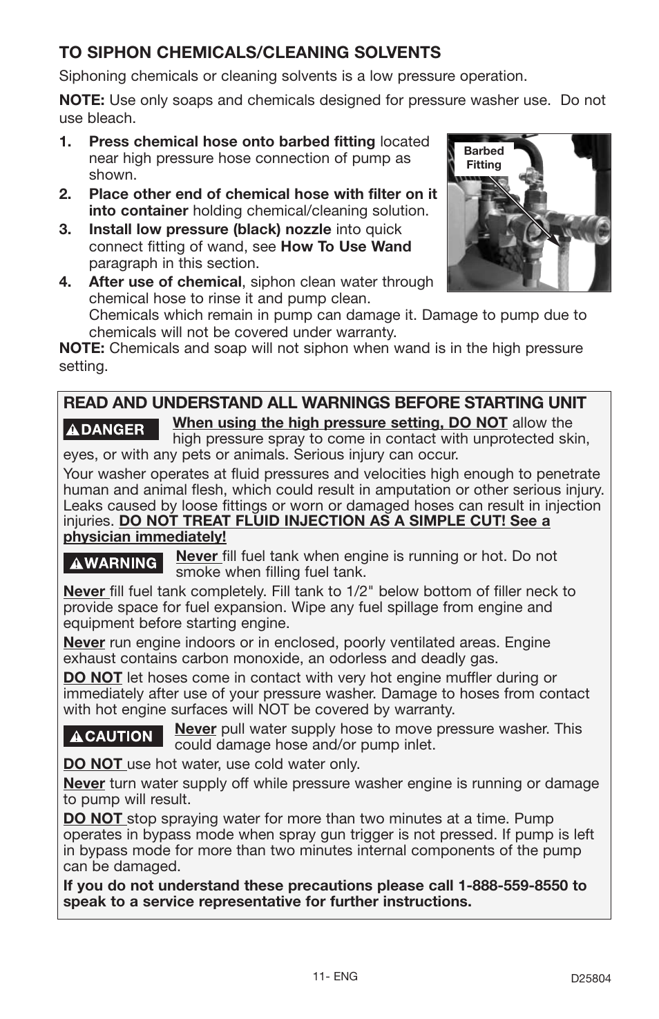 Porter-Cable D25804-025-1 User Manual | Page 11 / 20