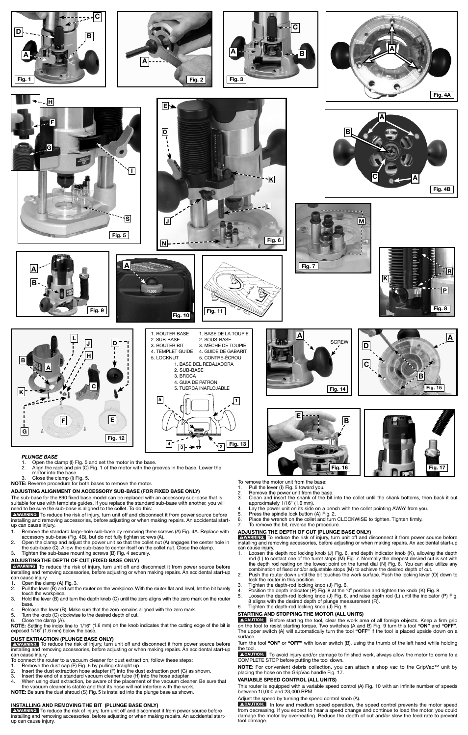 Porter-Cable 892 User Manual | Page 2 / 7
