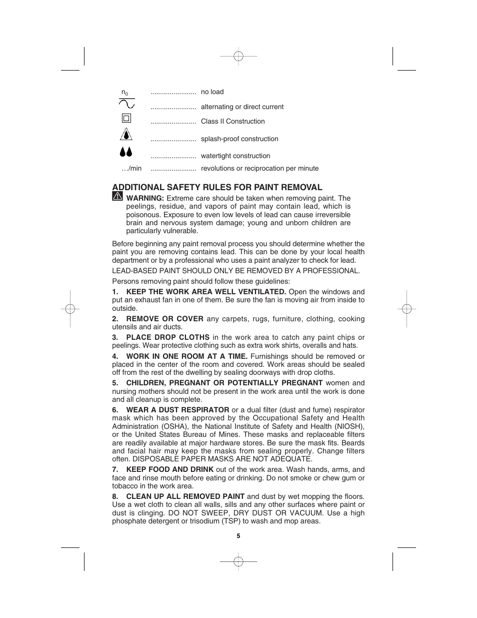 Porter-Cable 121 User Manual | Page 5 / 11