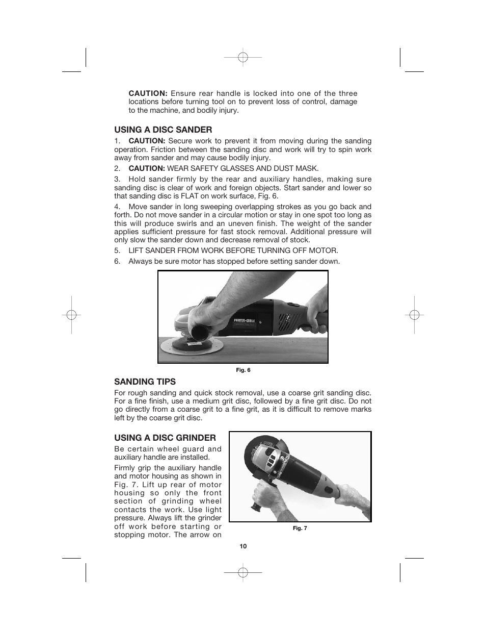 Porter-Cable 7414 User Manual | Page 10 / 13