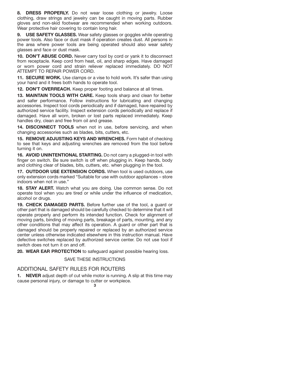 Porter-Cable 7536 User Manual | Page 3 / 15