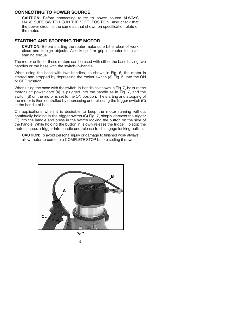 Porter-Cable 7536 User Manual | Page 9 / 15