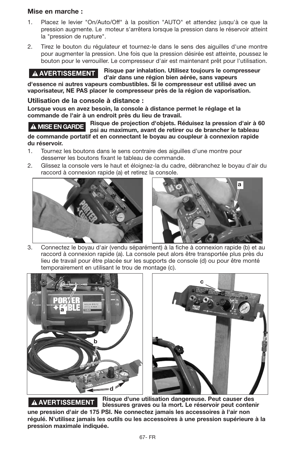 Porter-Cable JOB BOSS C3555 User Manual | Page 67 / 78