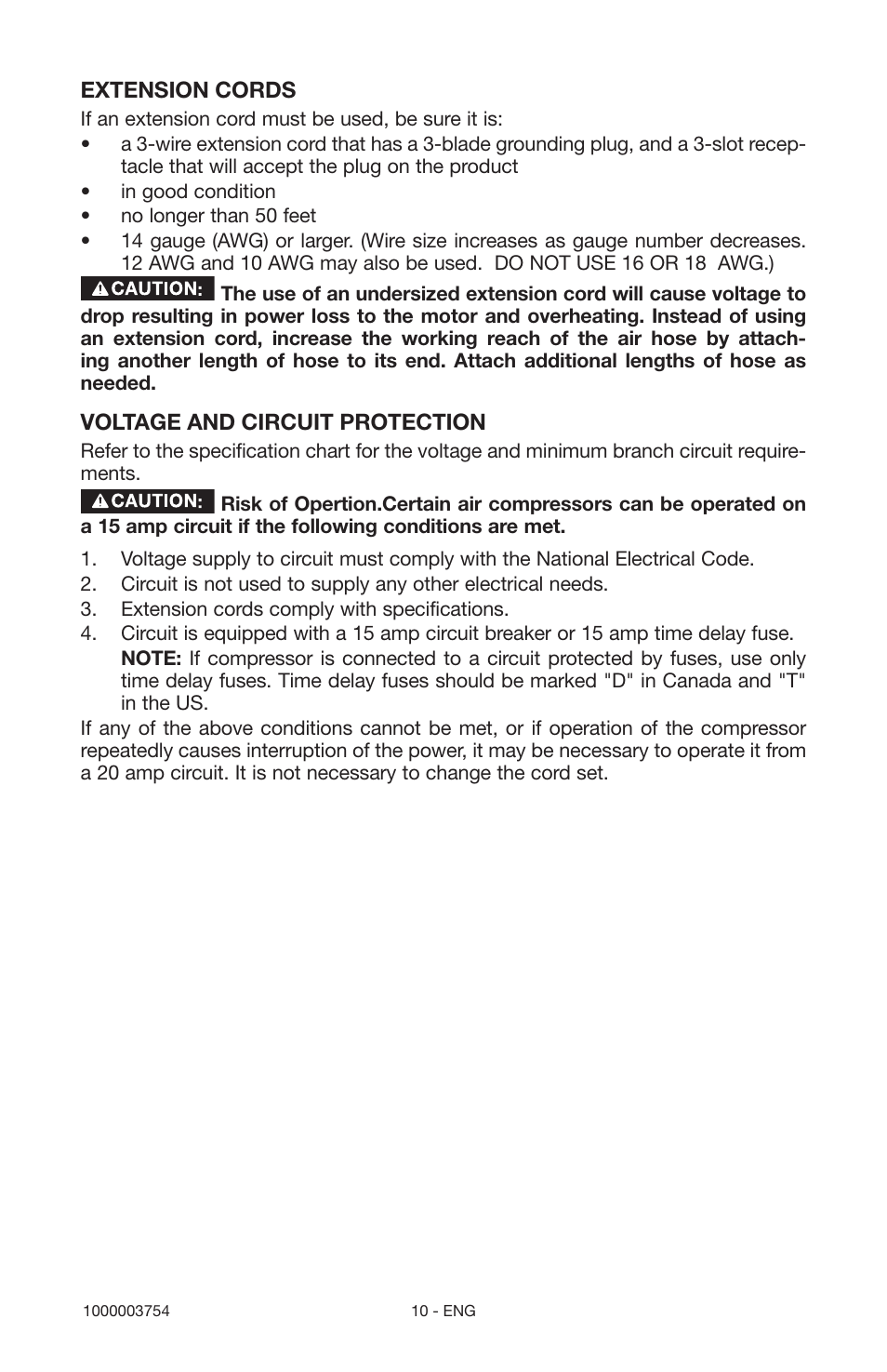 Porter-Cable 1000003754 User Manual | Page 10 / 64