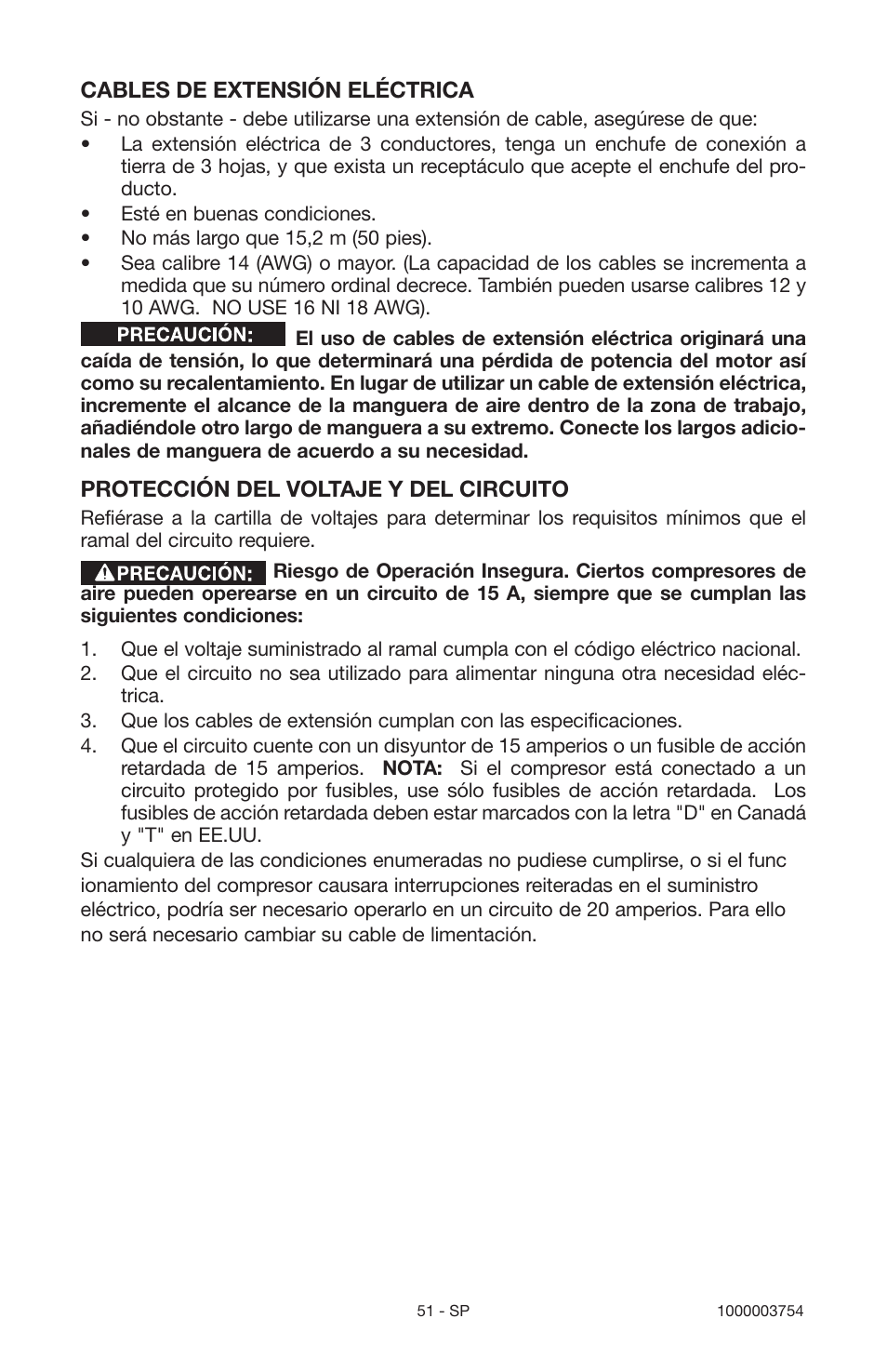 Porter-Cable 1000003754 User Manual | Page 51 / 64