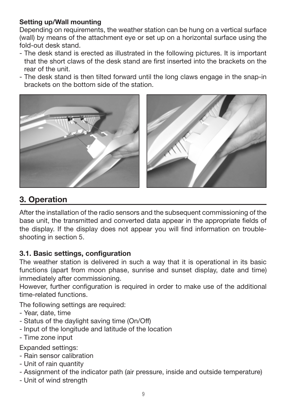 Operation | P3 International E 9300 User Manual | Page 9 / 48