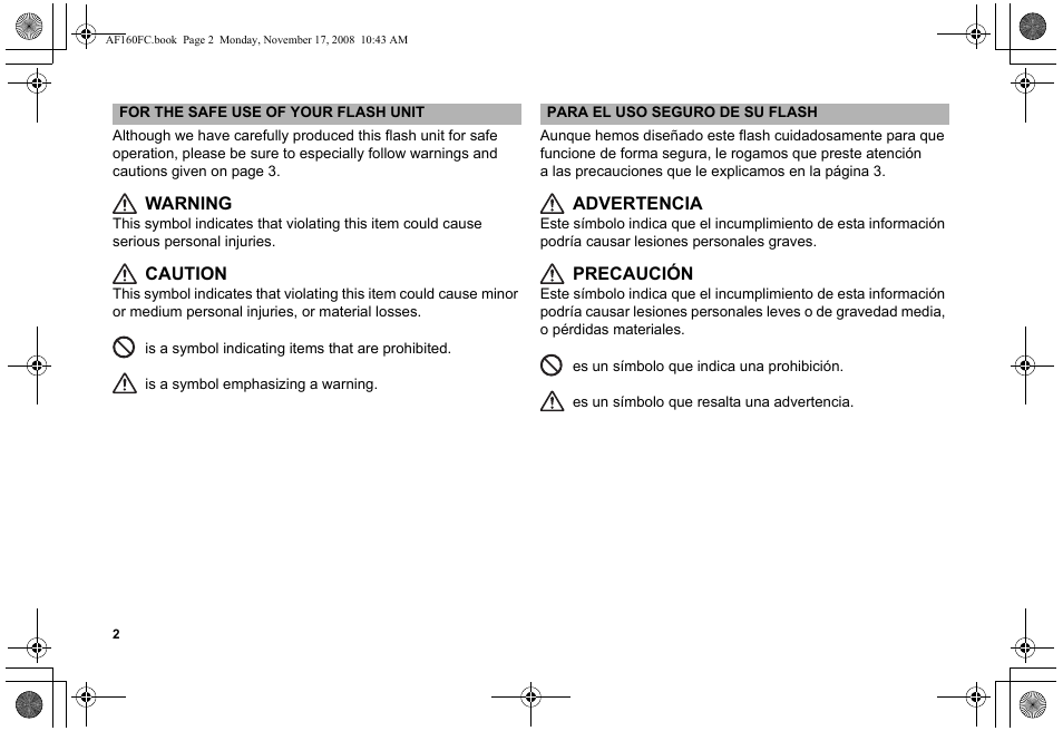 Pentax AF160FC User Manual | Page 3 / 45