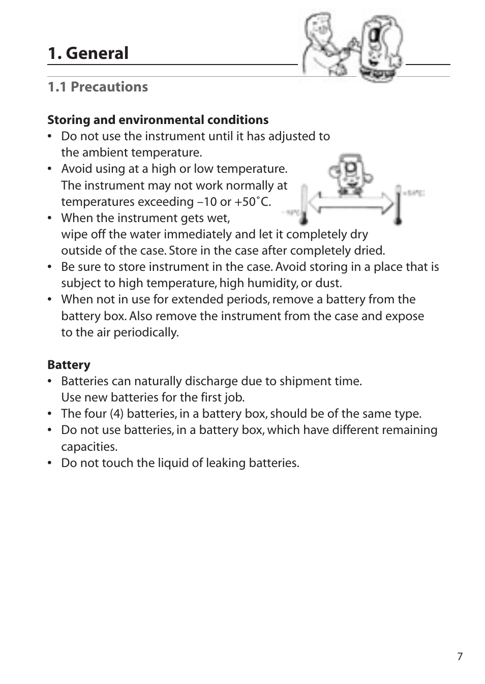 General | Pentax ETH-310 User Manual | Page 7 / 48