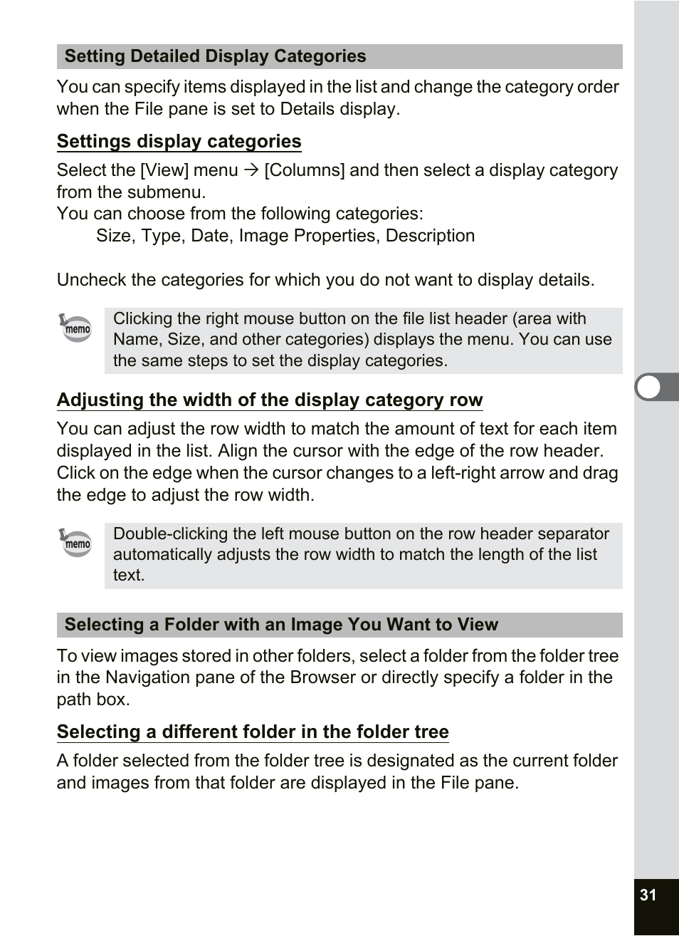 Pentax Optio SV User Manual | Page 33 / 68