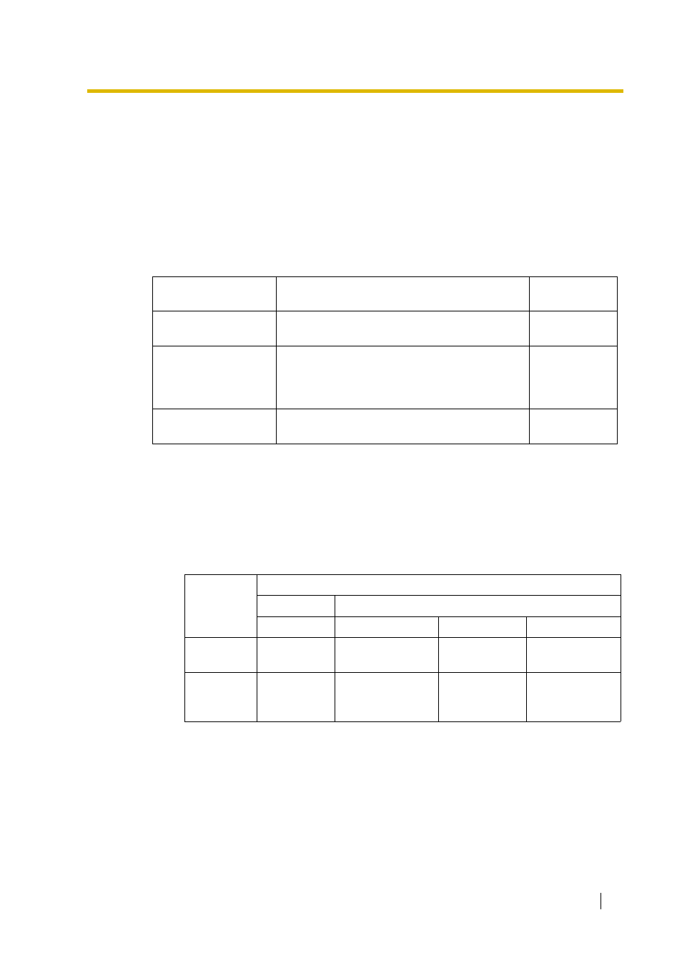 4 second call notification to busy extension, Description, Conditions | Peerless Industries KX-TDA15 User Manual | Page 97 / 380