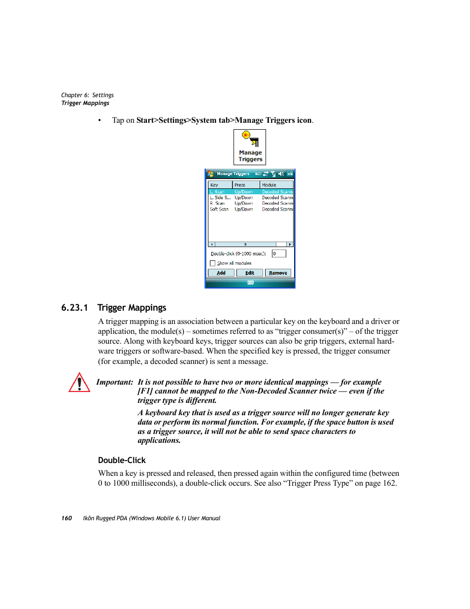 1 trigger mappings | PYLE Audio IKON RUGGED 7505-BT User Manual | Page 174 / 406