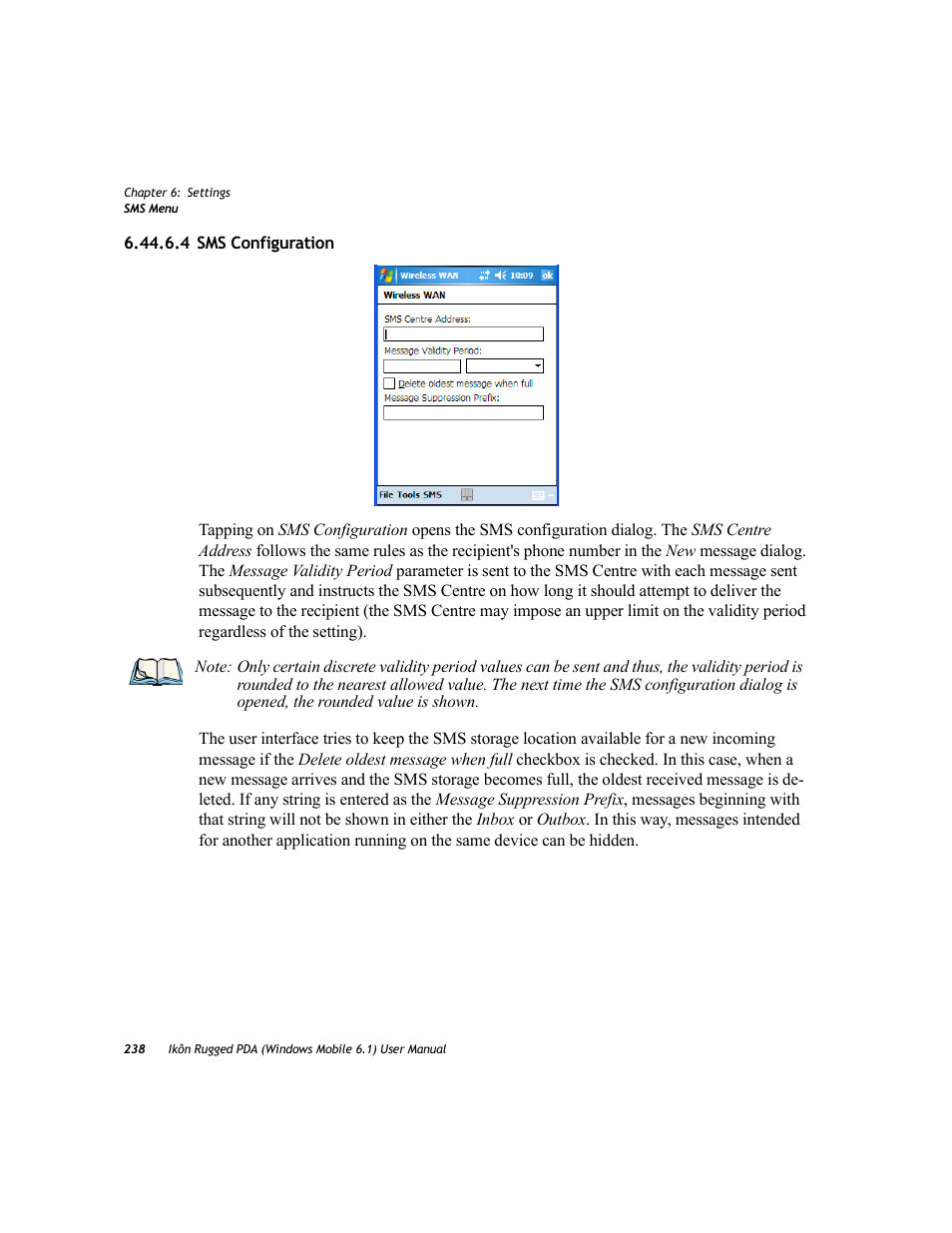 4 sms configuration | PYLE Audio IKON RUGGED 7505-BT User Manual | Page 252 / 406