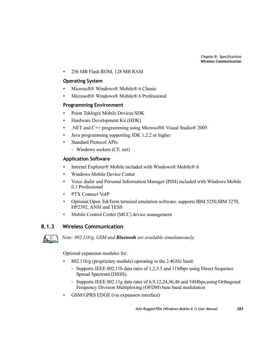 3 wireless communication, Wireless communication | PYLE Audio IKON RUGGED 7505-BT User Manual | Page 297 / 406