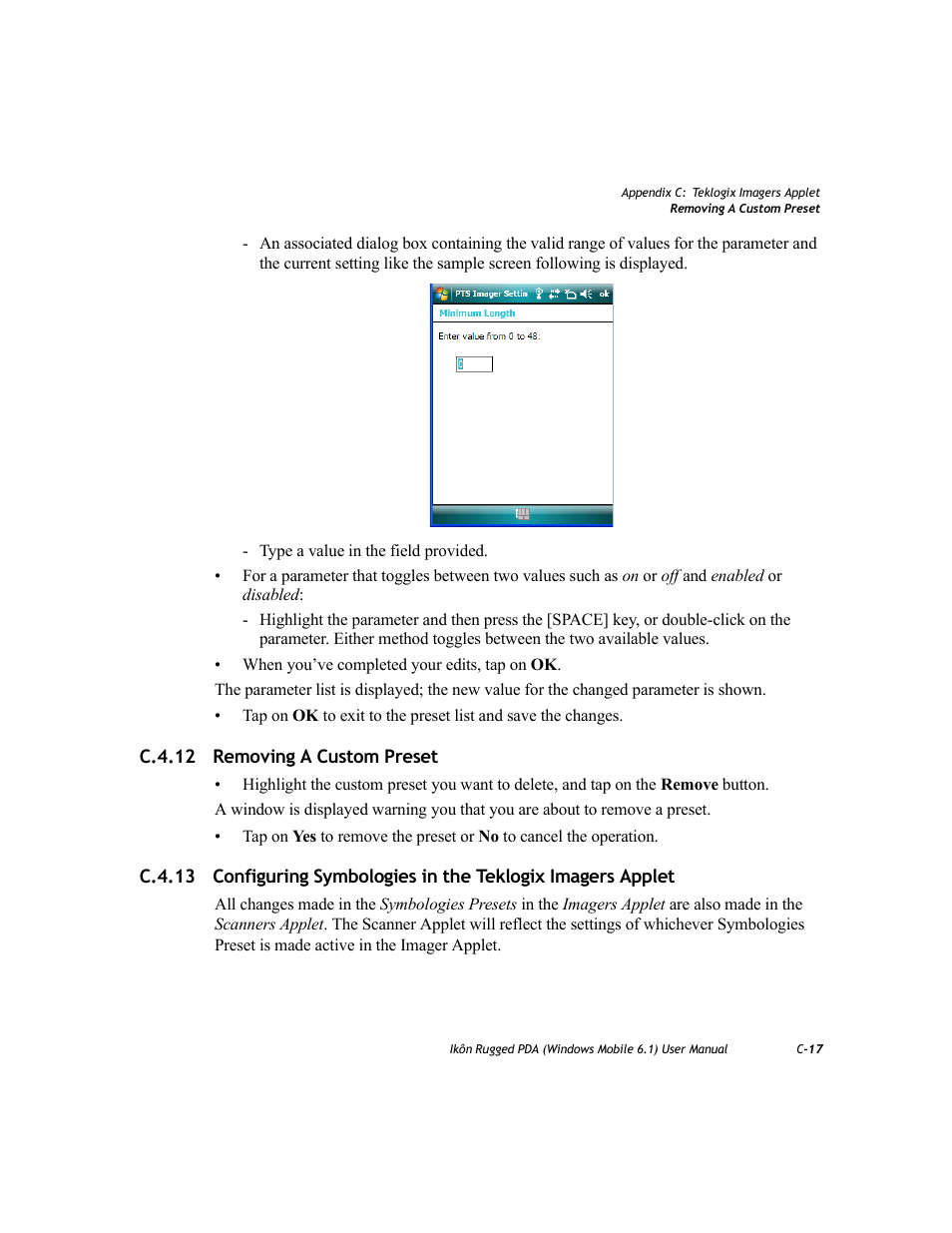C.4.12 removing a custom preset | PYLE Audio IKON RUGGED 7505-BT User Manual | Page 343 / 406