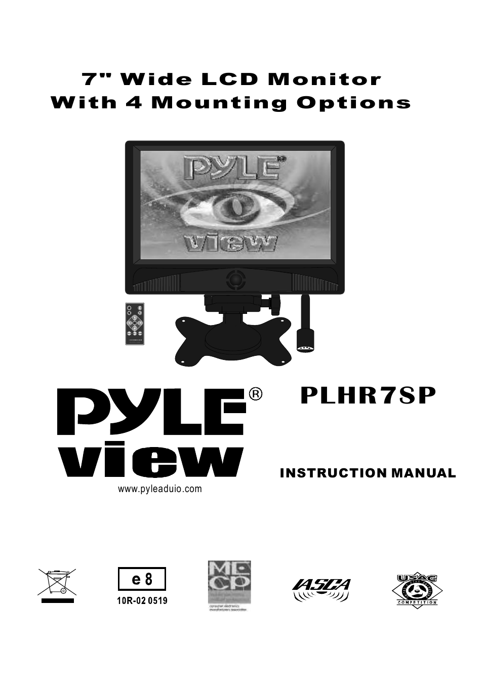 PYLE Audio PLHR7SP User Manual | 20 pages
