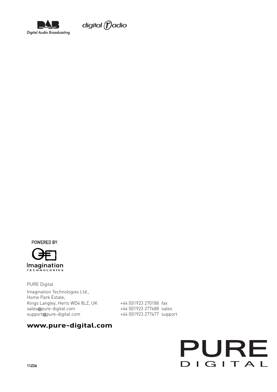 Pure Digital DRX-702ES User Manual | Page 16 / 16