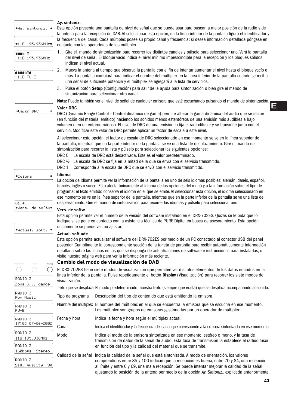 Pure Digital DRX-702ES User Manual | Page 9 / 16
