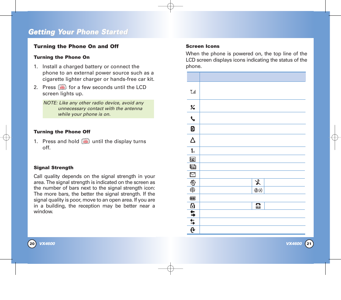 Getting y, Getting y our phone star our phone star ted ted | Pure Digital VX4600 User Manual | Page 12 / 80