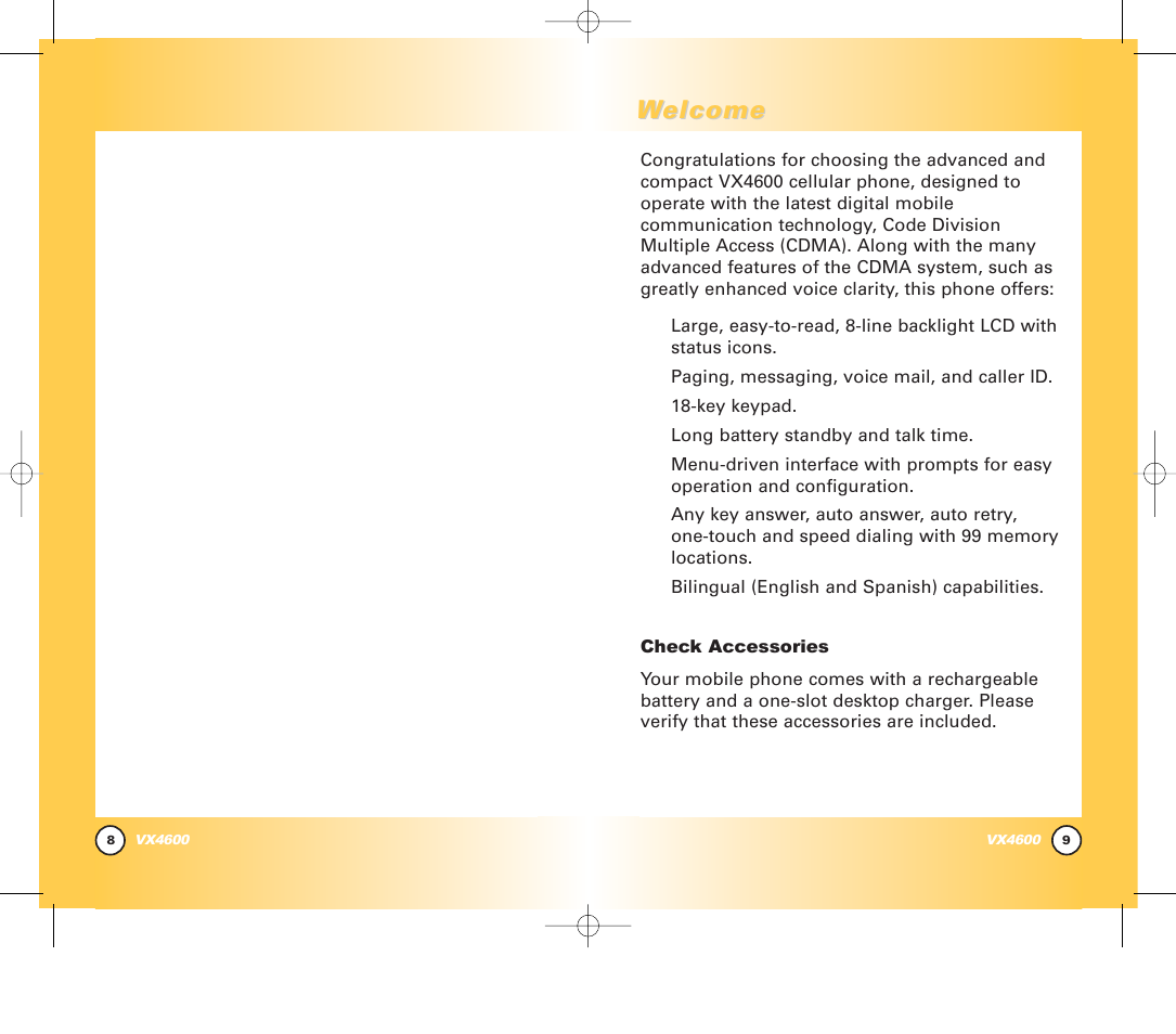Welcome elcome | Pure Digital VX4600 User Manual | Page 6 / 80