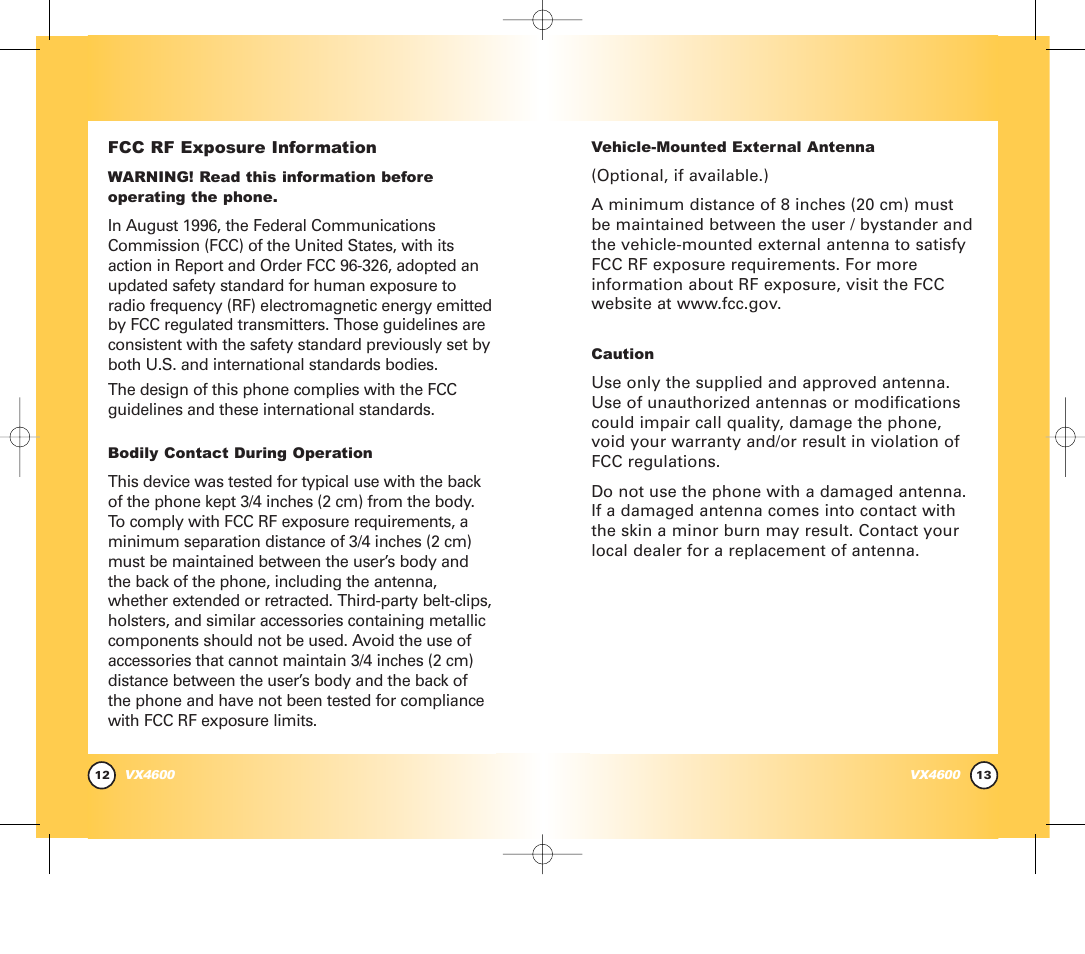 Pure Digital VX4600 User Manual | Page 8 / 80