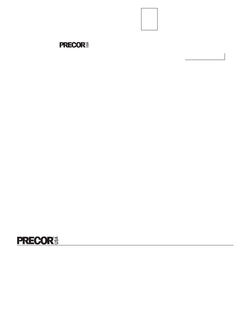 Warranty registration card, Systems | Precor EFX 532 User Manual | Page 44 / 44
