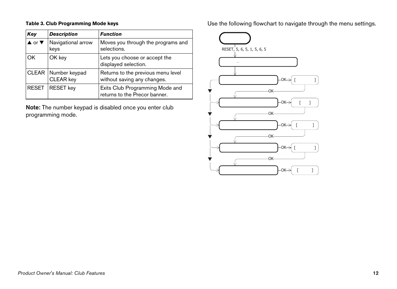 Precor 100i User Manual | Page 14 / 80