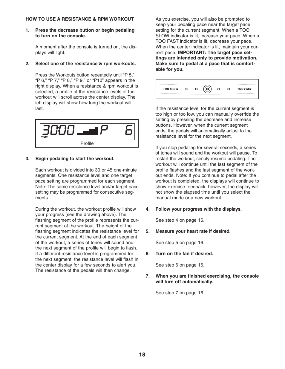 ProForm PFEL64907.0 User Manual | Page 18 / 28