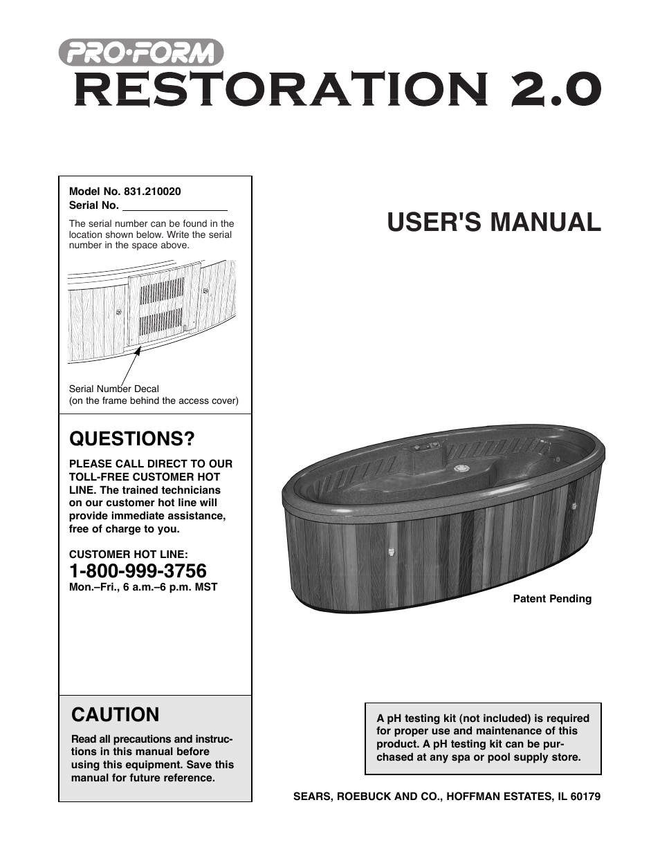 ProForm 831.21002 User Manual | 20 pages