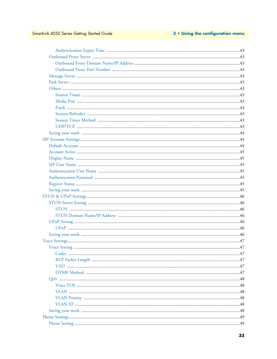 Patton electronic SL4050/10 User Manual | Page 33 / 75