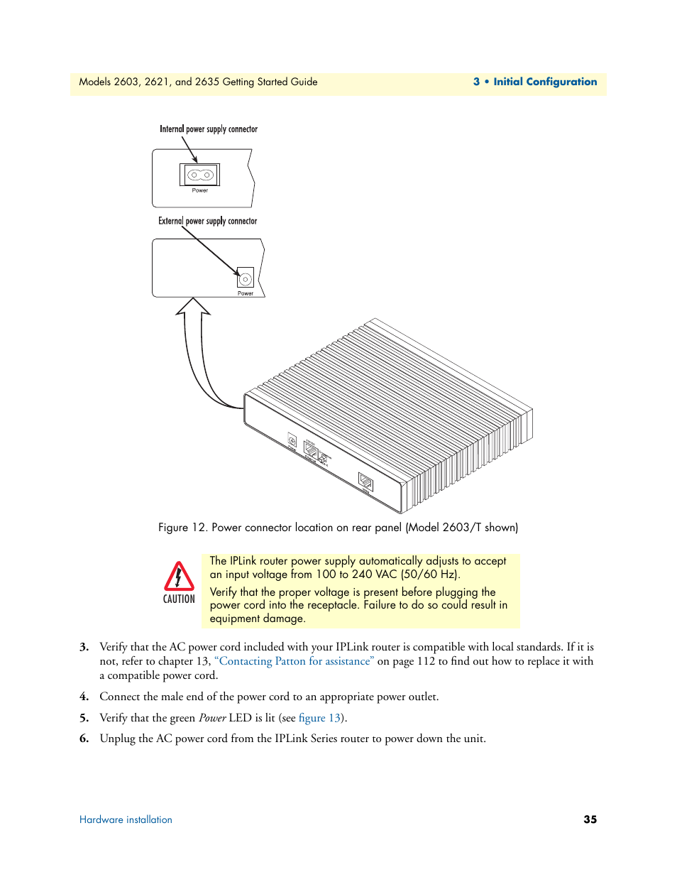 Figure 12 | Patton electronic PATTON 2603 User Manual | Page 35 / 133