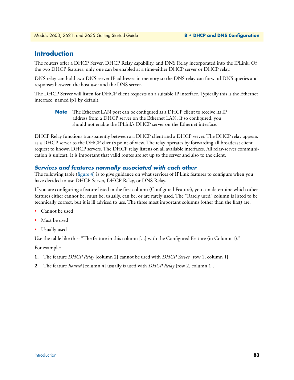 Introduction | Patton electronic PATTON 2603 User Manual | Page 83 / 133