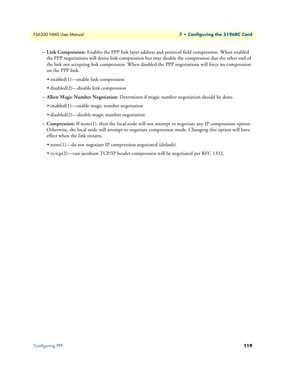Patton electronic FORESIGHT 6300 User Manual | Page 119 / 145