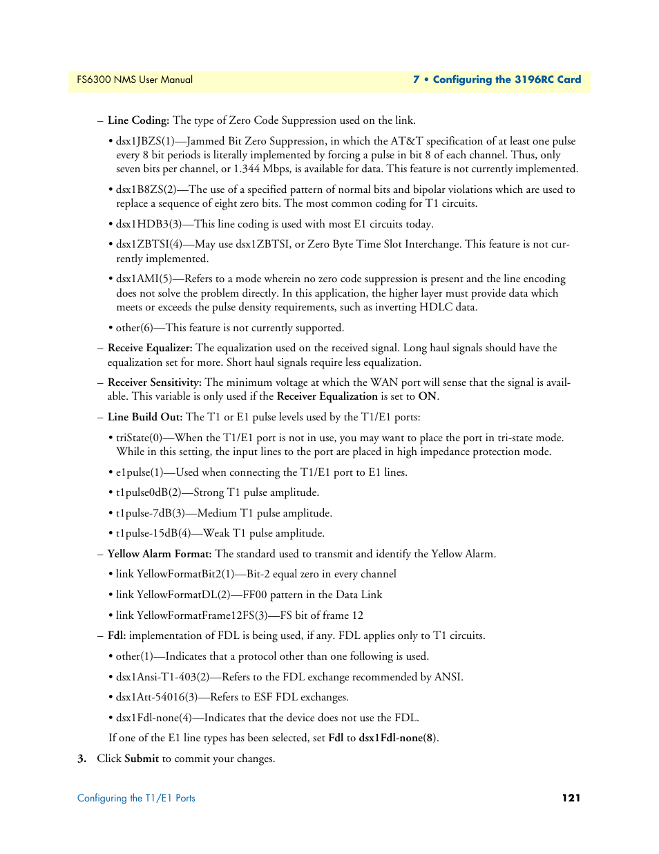 Patton electronic FORESIGHT 6300 User Manual | Page 121 / 145