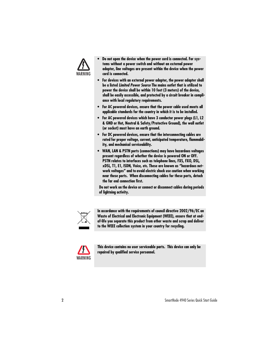 Patton electronic SMARTNODE 4940 User Manual | Page 2 / 12
