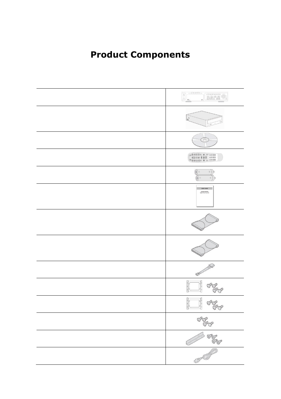 Product components | Pelikan 9CH User Manual | Page 5 / 68