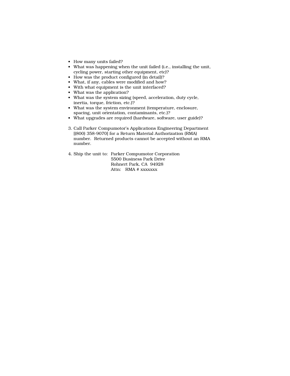 Parker  Products OEM650X User Manual | Page 54 / 58