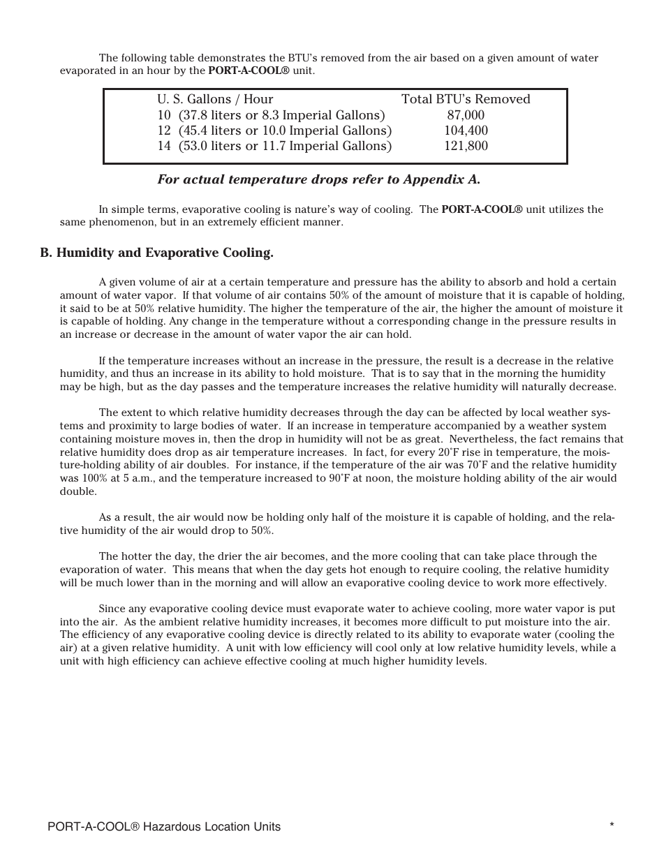 Port-A-Cool SERIES 2000 User Manual | Page 5 / 20