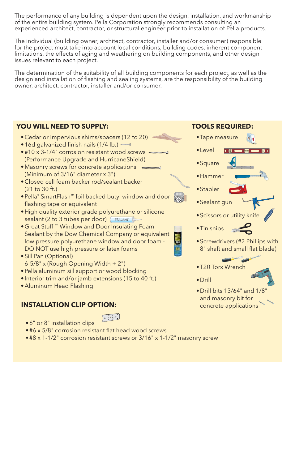 Pella Wood Hinged Patio Door 818K0100 User Manual | Page 2 / 16