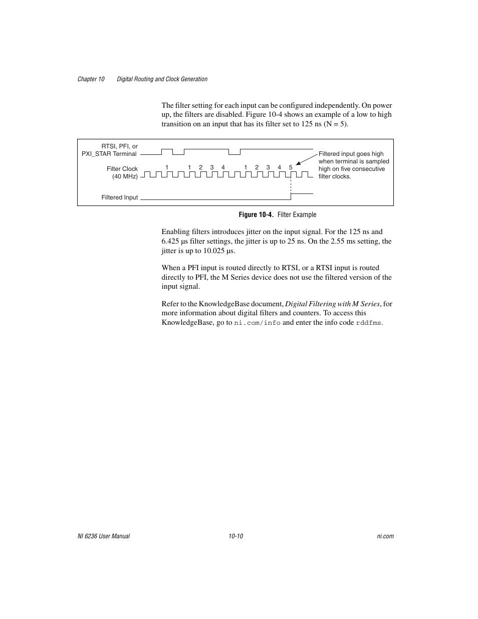 Figure 10-4. filter example | National Instruments DAQ M Series User Manual | Page 119 / 162