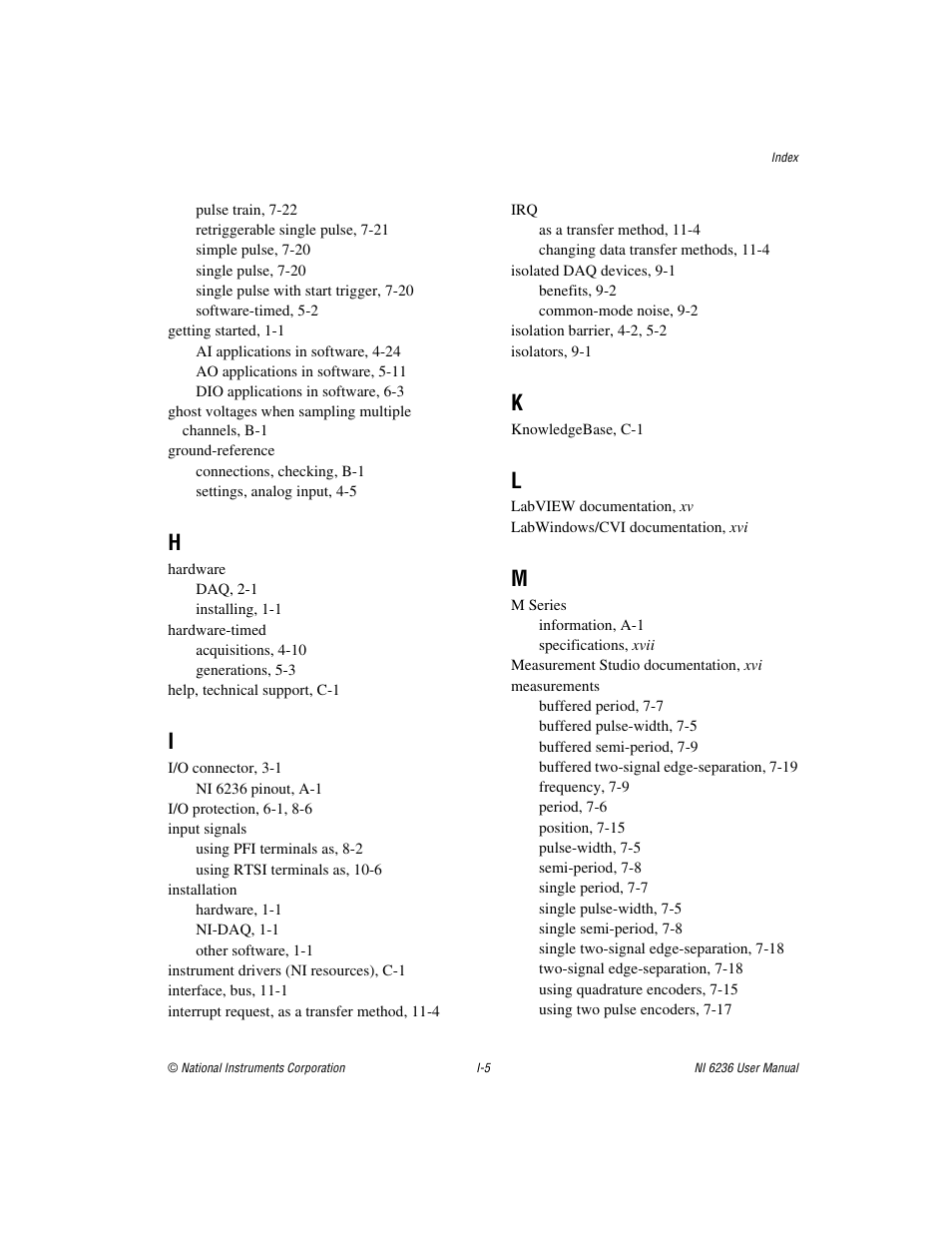 National Instruments DAQ M Series User Manual | Page 158 / 162